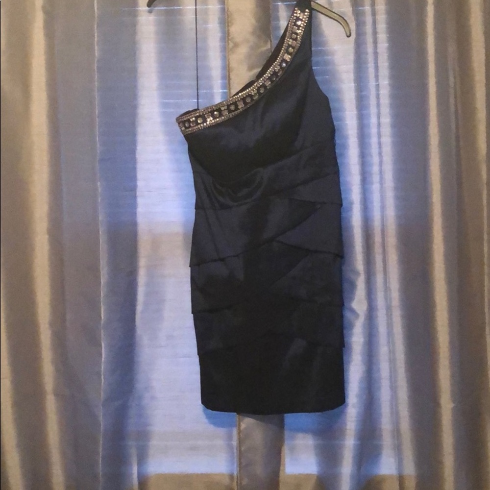 OFF THE SHOULDER SEQUIN DRESS